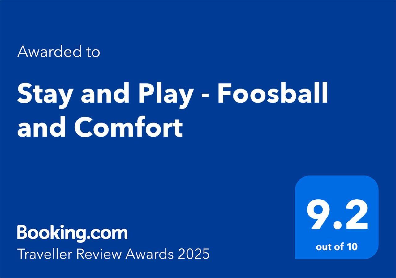 Stay And Play - Foosball And Comfort Sofie Exteriér fotografie